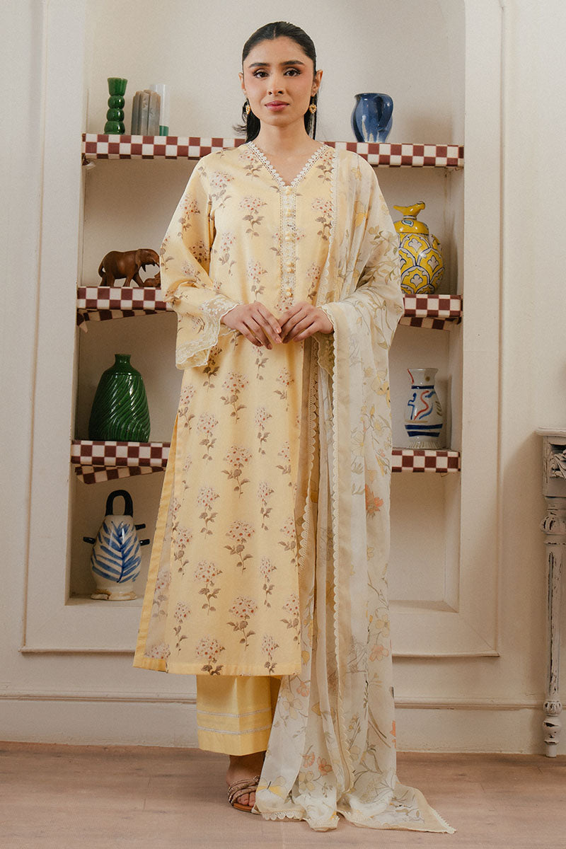 ORCHID IMPRESSION-3 PC PRINTED LAWN SUIT