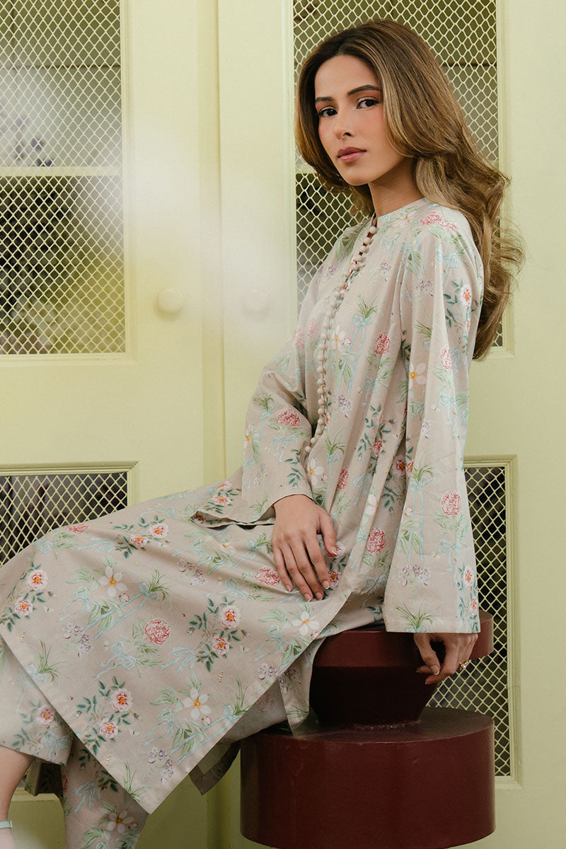 SERENE GLAM-2 PC PRINTED LAWN SUIT