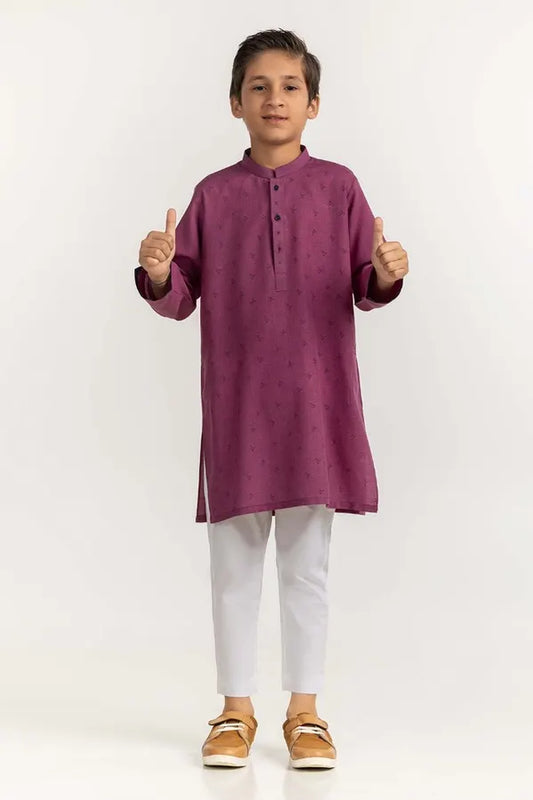 Purple Styling Kurta KR-KSTY24-003