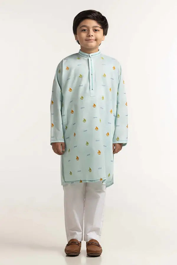 Sky Blue Styling Kurta KR-KSTY24-012