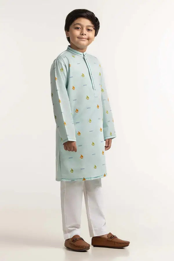 Sky Blue Styling Kurta KR-KSTY24-012