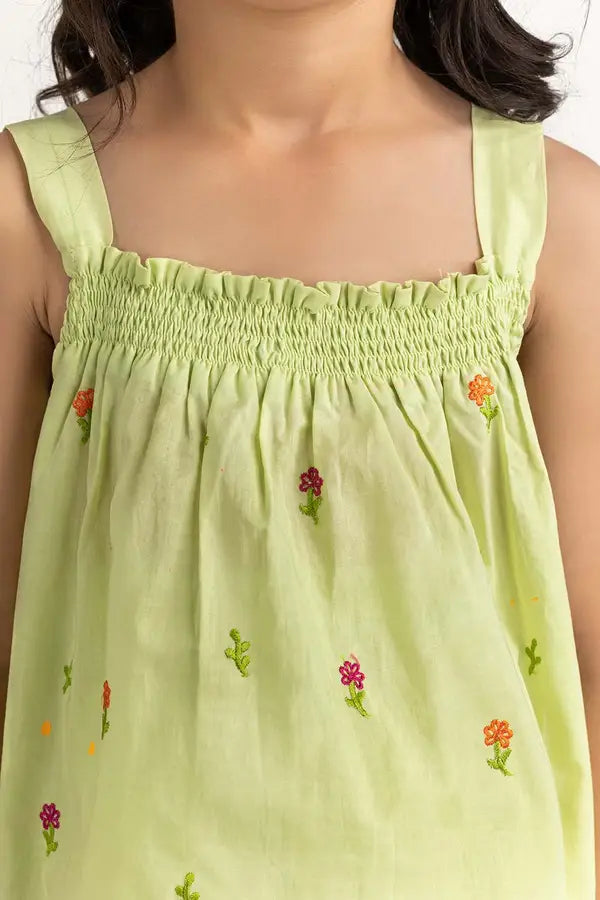 Toddler Girl Green Blouse 231-616-202 T