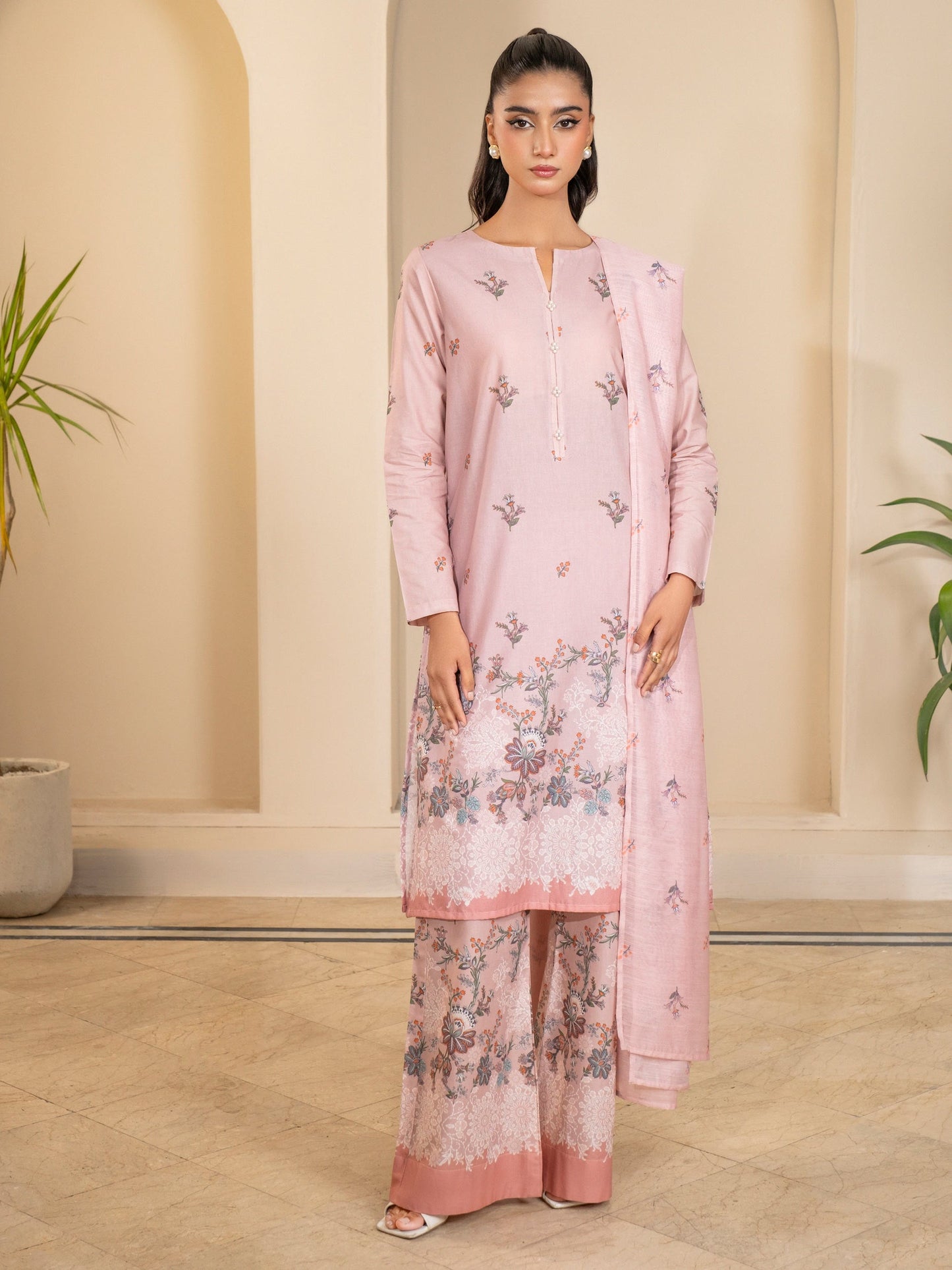 3 Piece Lawn Suit-Printed (Unstitched)